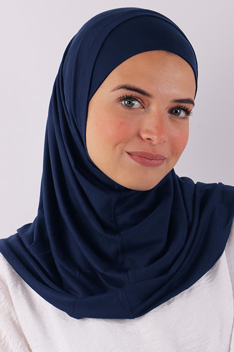 Two Piece Jersey Hijab - Le Voile Americas