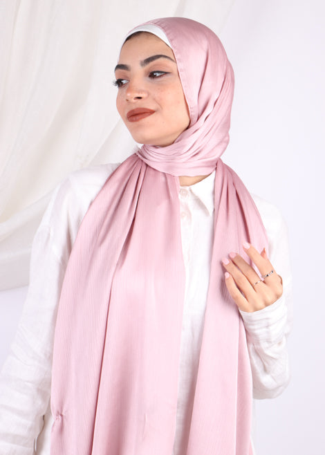 Perfect Satin Hijab- Light Pink - Le Voile Americas